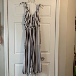 Striped Jumpsuit